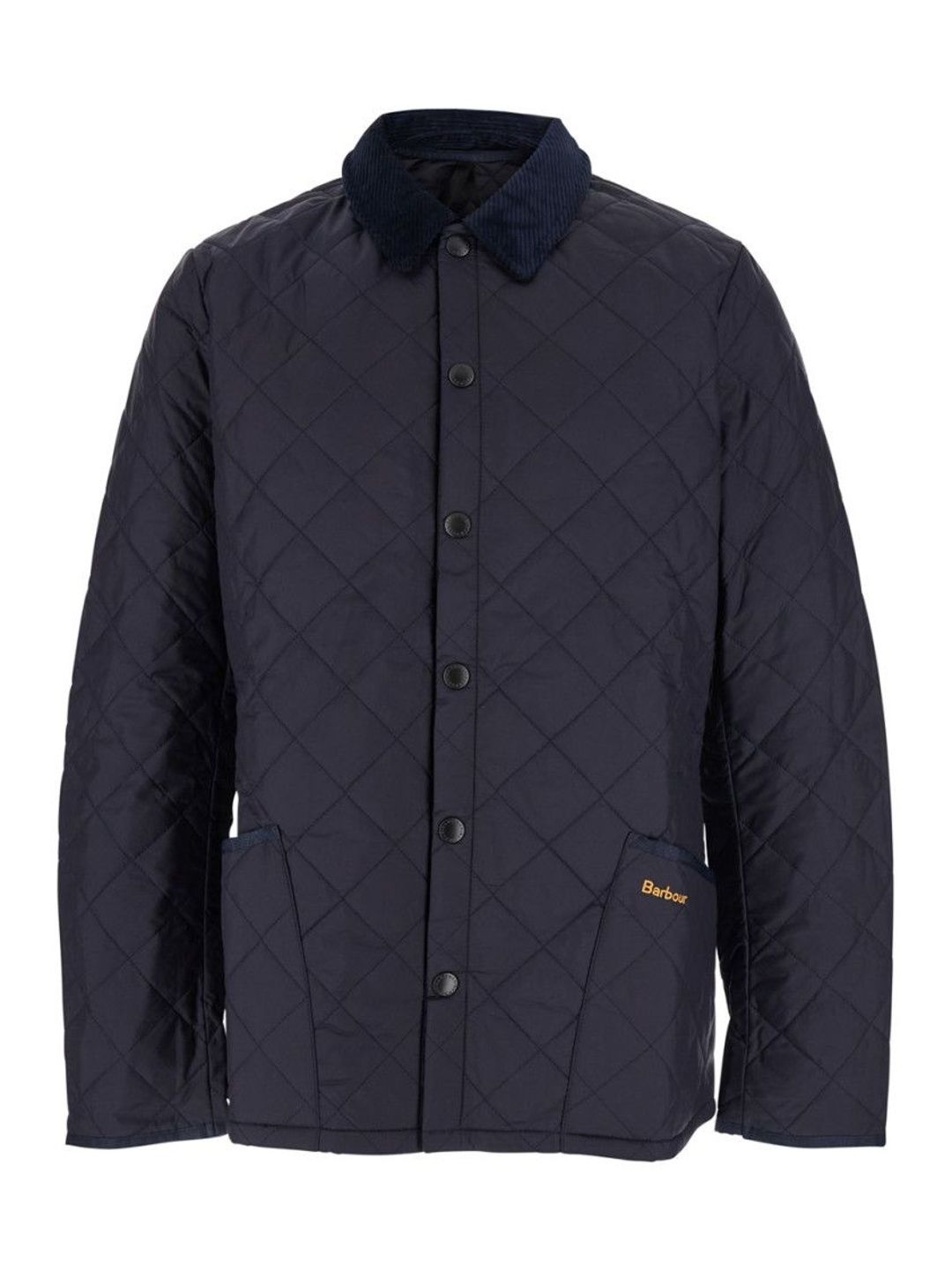Barbour Men Navy Blue Heritage Liddesdale Jacket