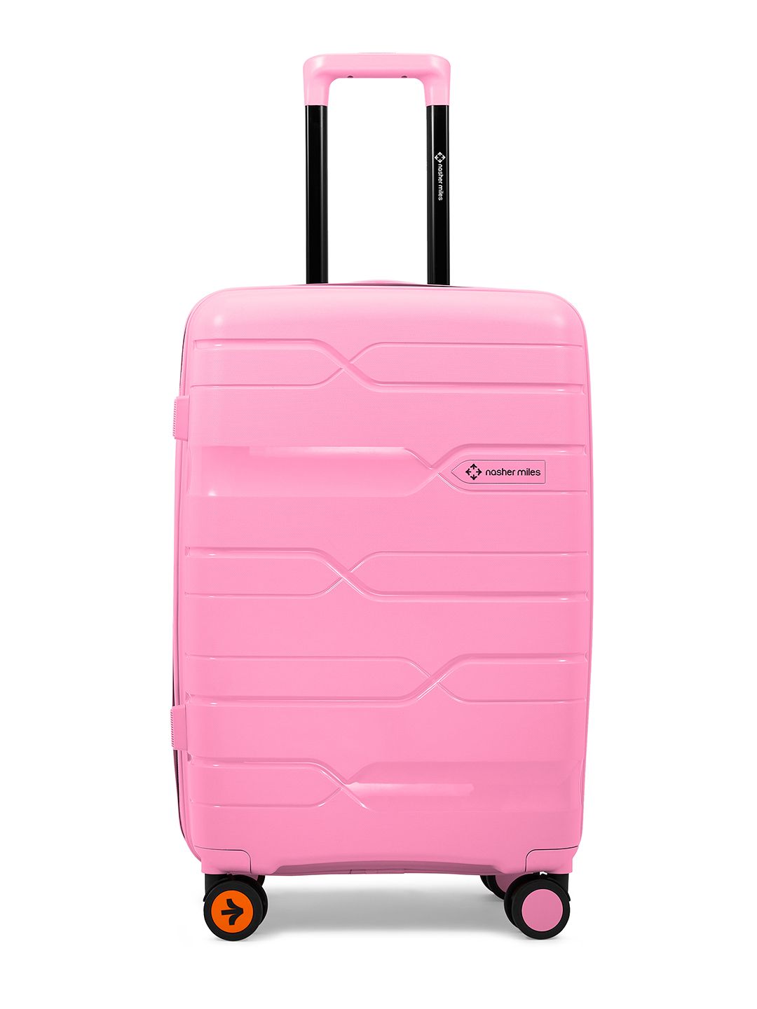 Buy Nasher Miles Paris Polypropylene Large Peach Trolley Bag - 28