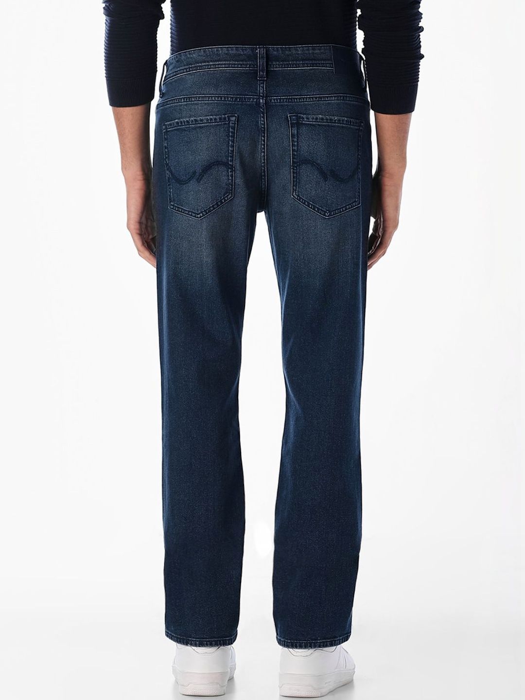 Regular Fit Low-Rise Light Fade Stretchable Jeans