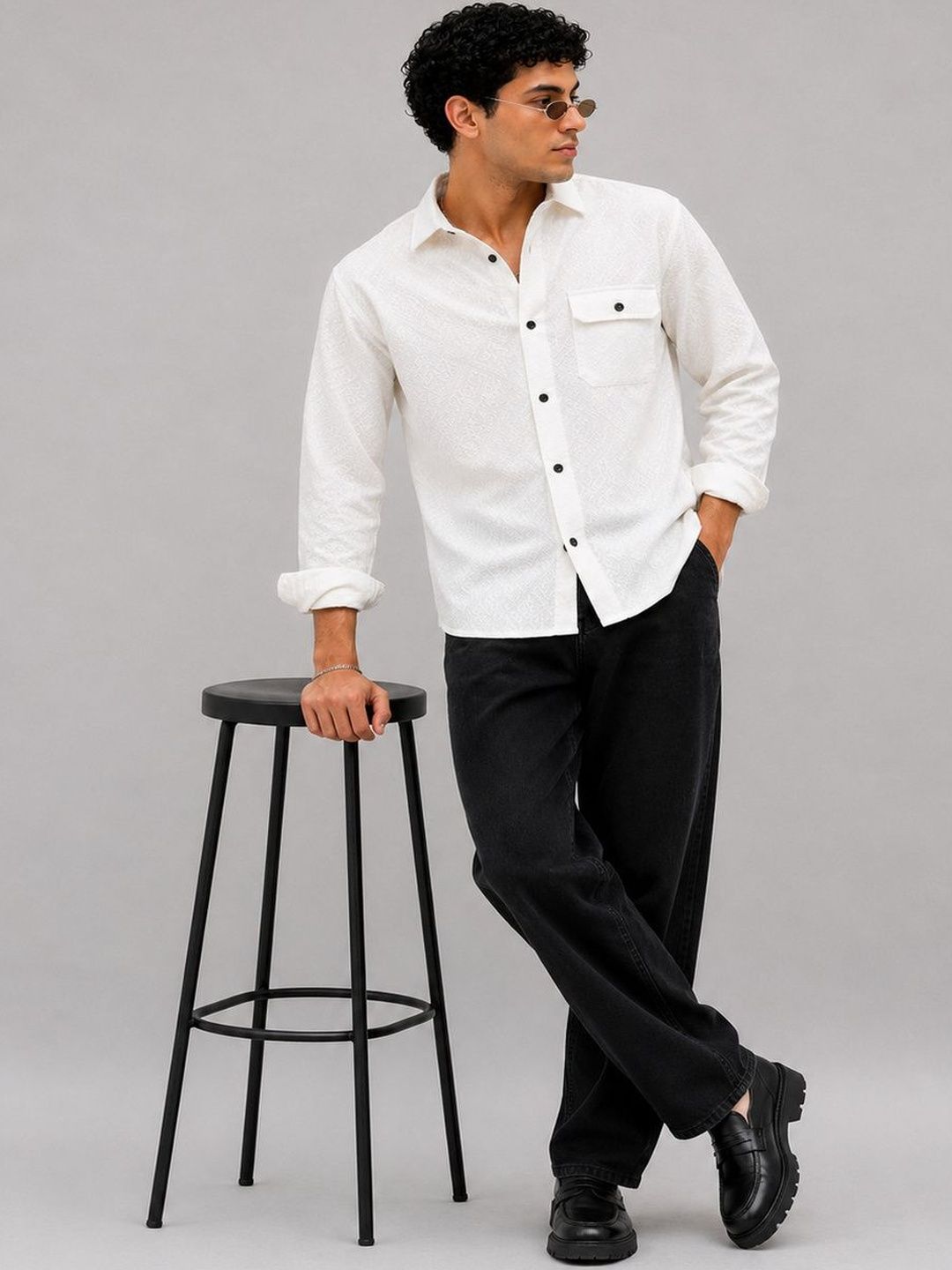 HERE&NOW Men Casual Shirt