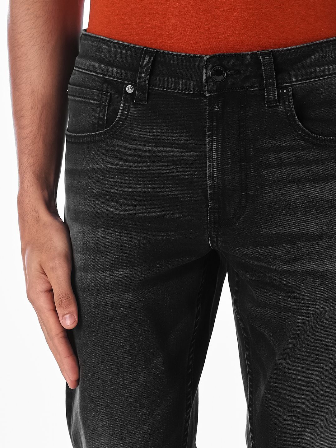 Slim Fit Low-Rise Light Fade Stretchable Jeans