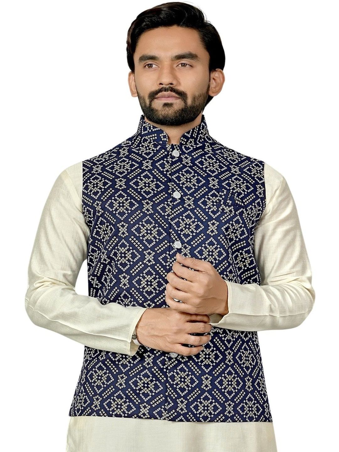 Leipzig Fashion Men Geometric Tailored Jacket