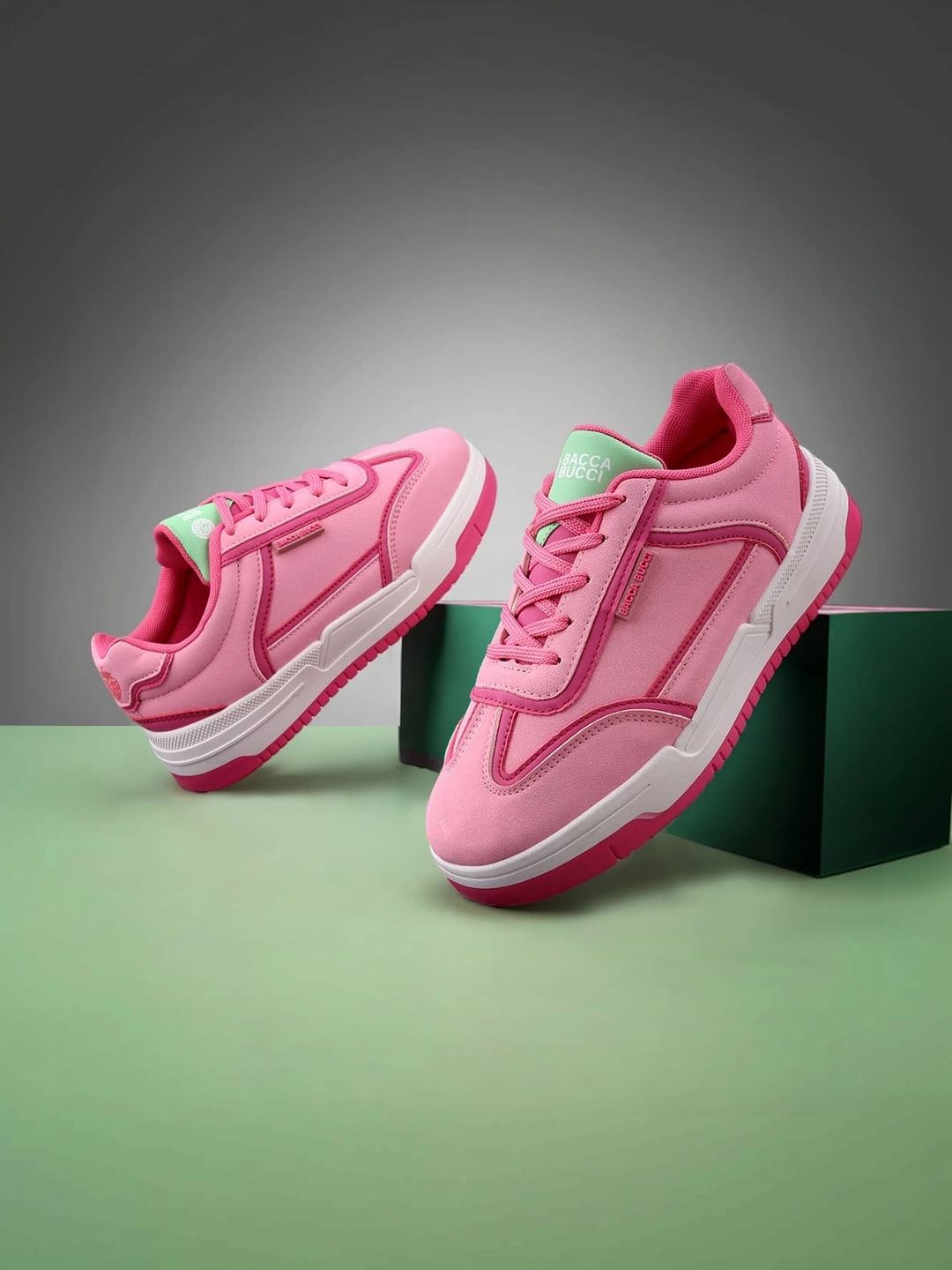 bacca bucci Women Colourblocked PU Sneakers
