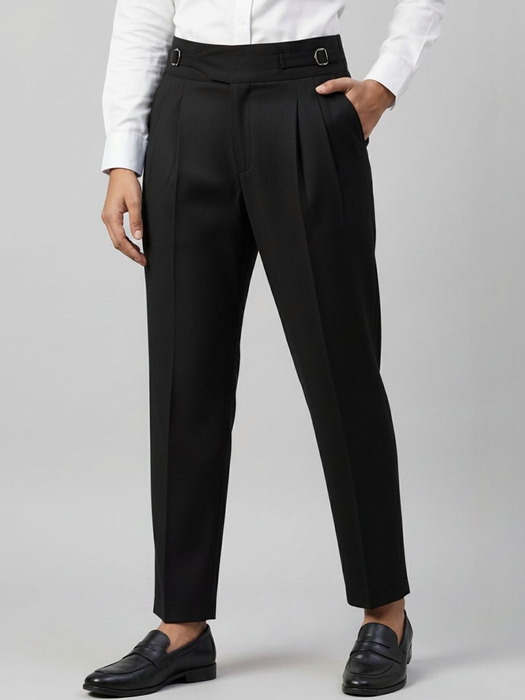 KAPTO Men Tailored Pleated Trousers