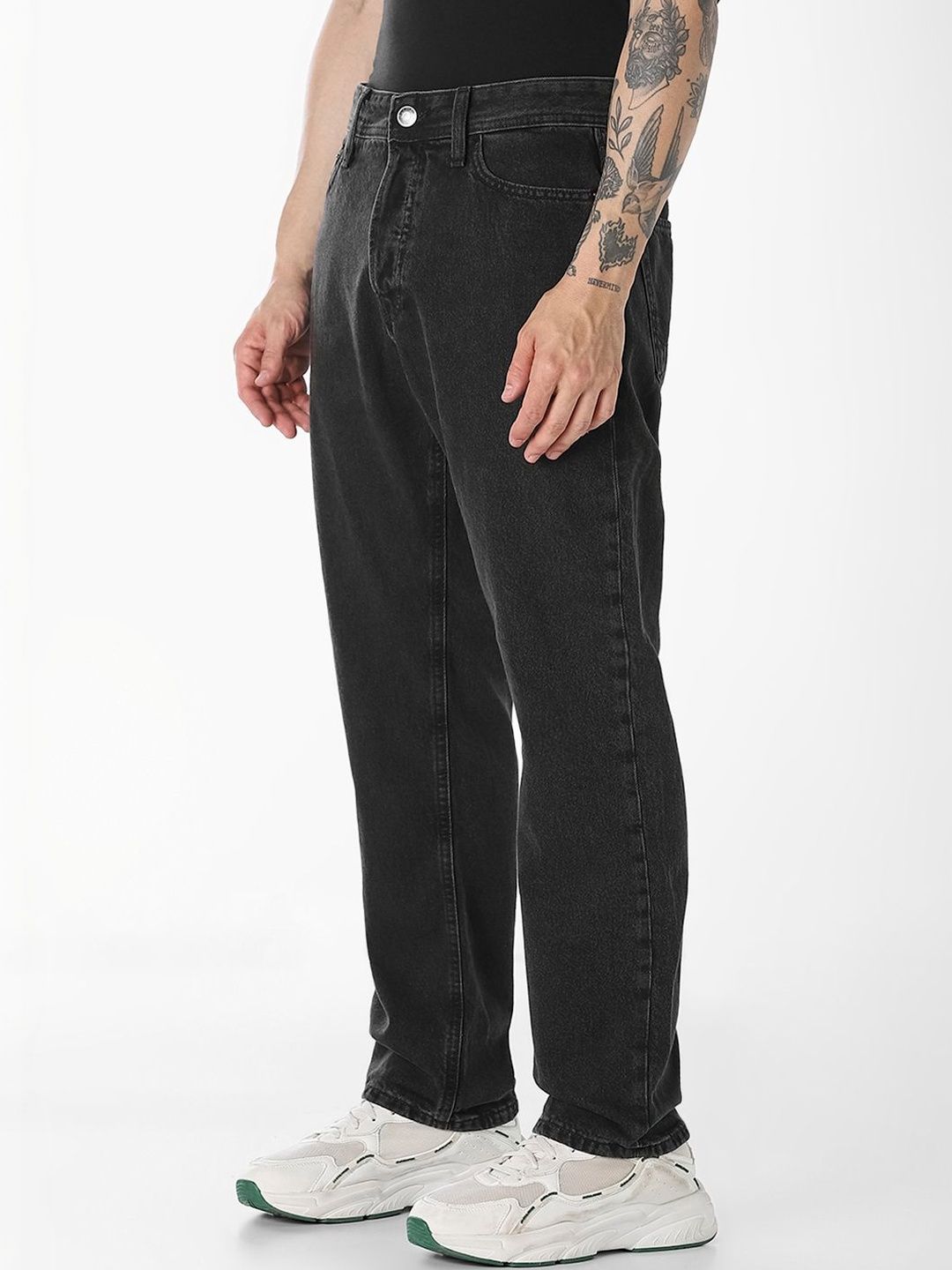 Straight Fit Low-Rise Light Fade Jeans
