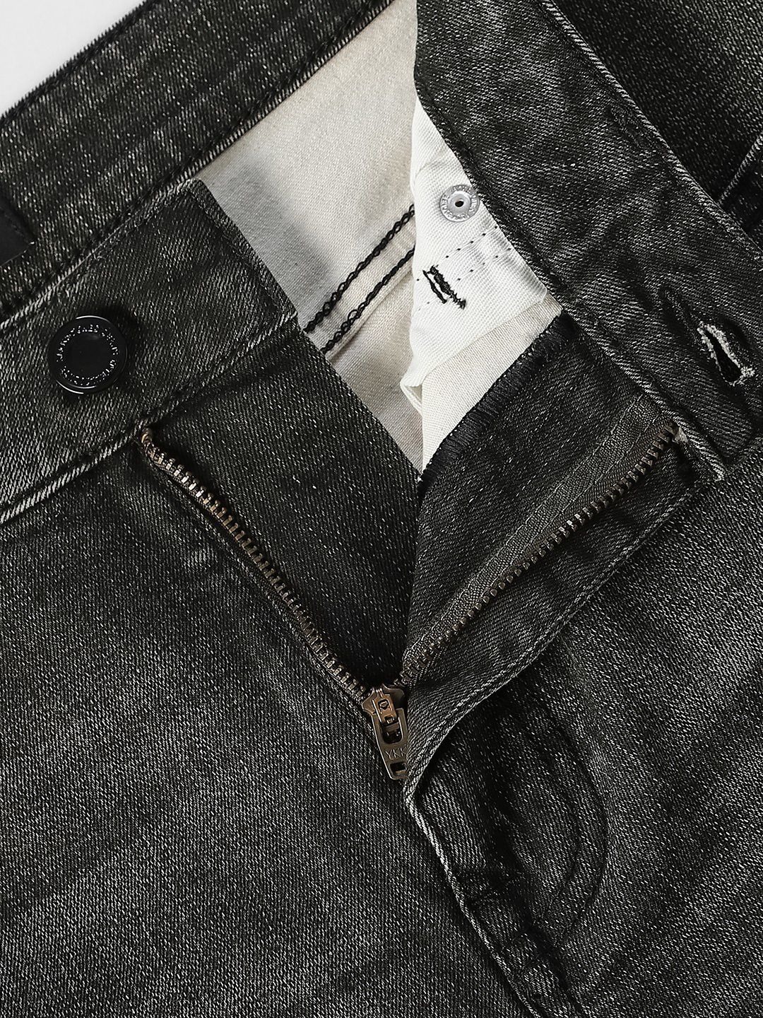 Bootcut High-Rise Mildly Distressed Light Fade Stretchable Jeans