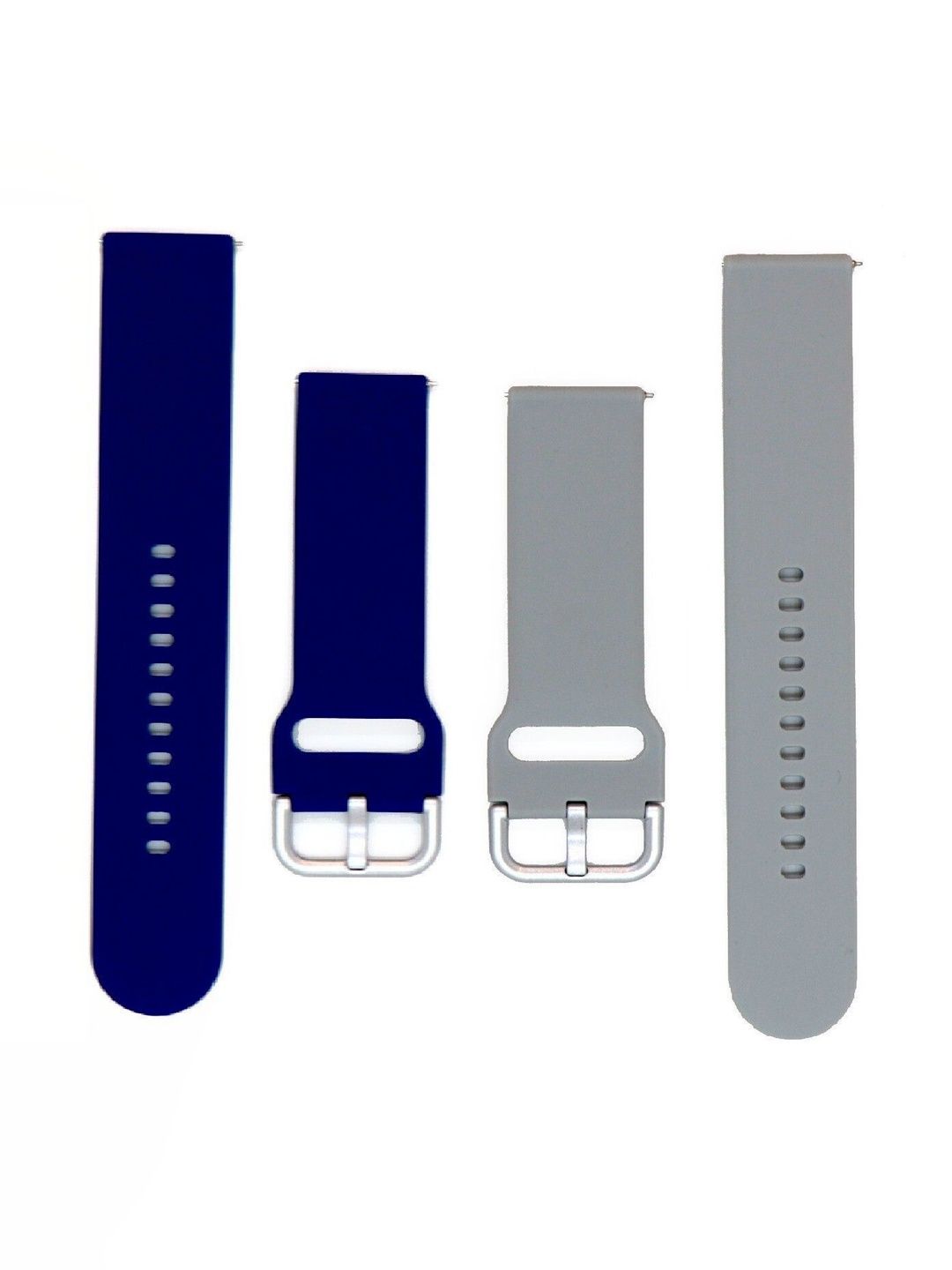 BLACK LOVIES BLACK LOVIES Set Of 2 Pin & Tuck Watch Straps