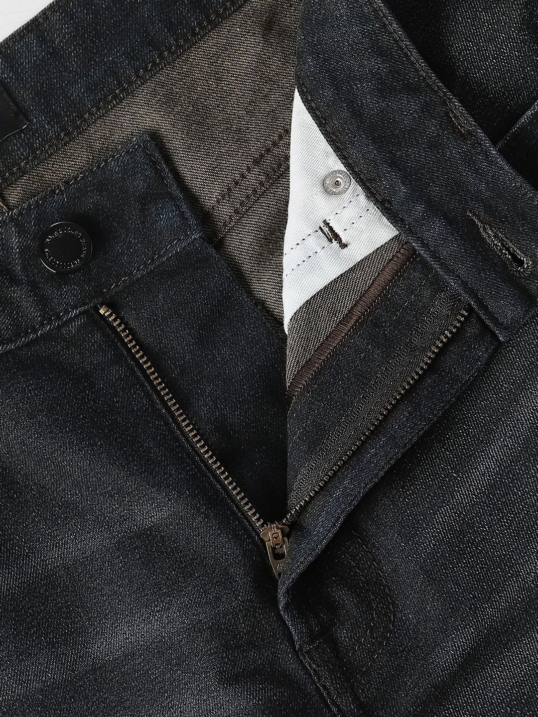 Bootcut High-Rise Mildly Distressed Light Fade Stretchable Jeans