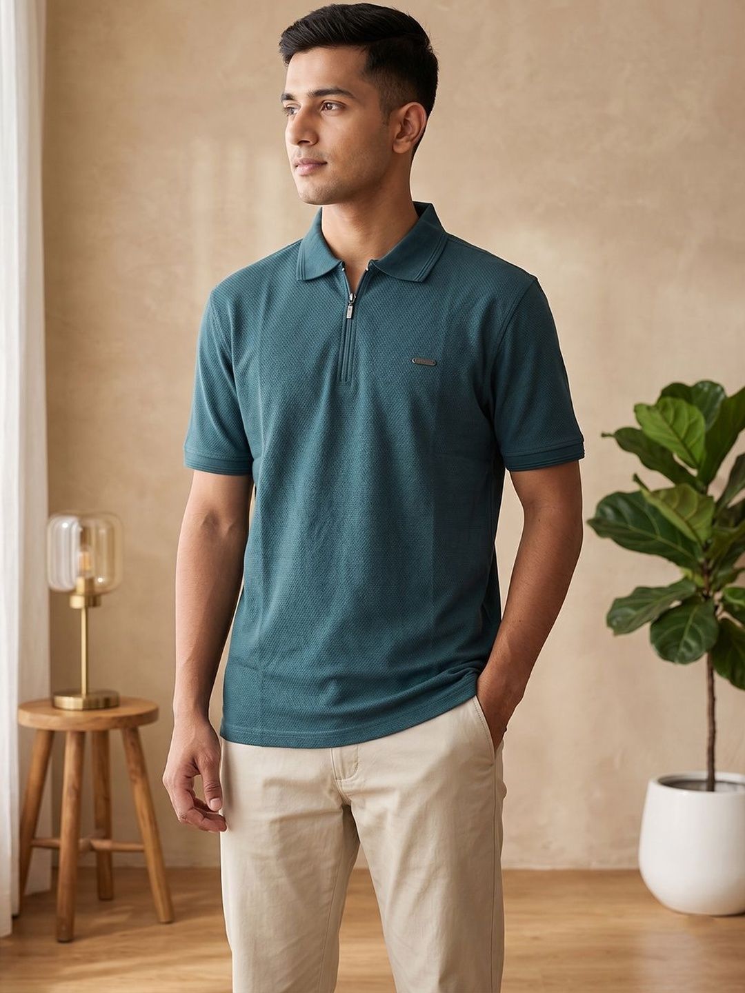 Force NXT Men Polo Collar Pockets T-shirt