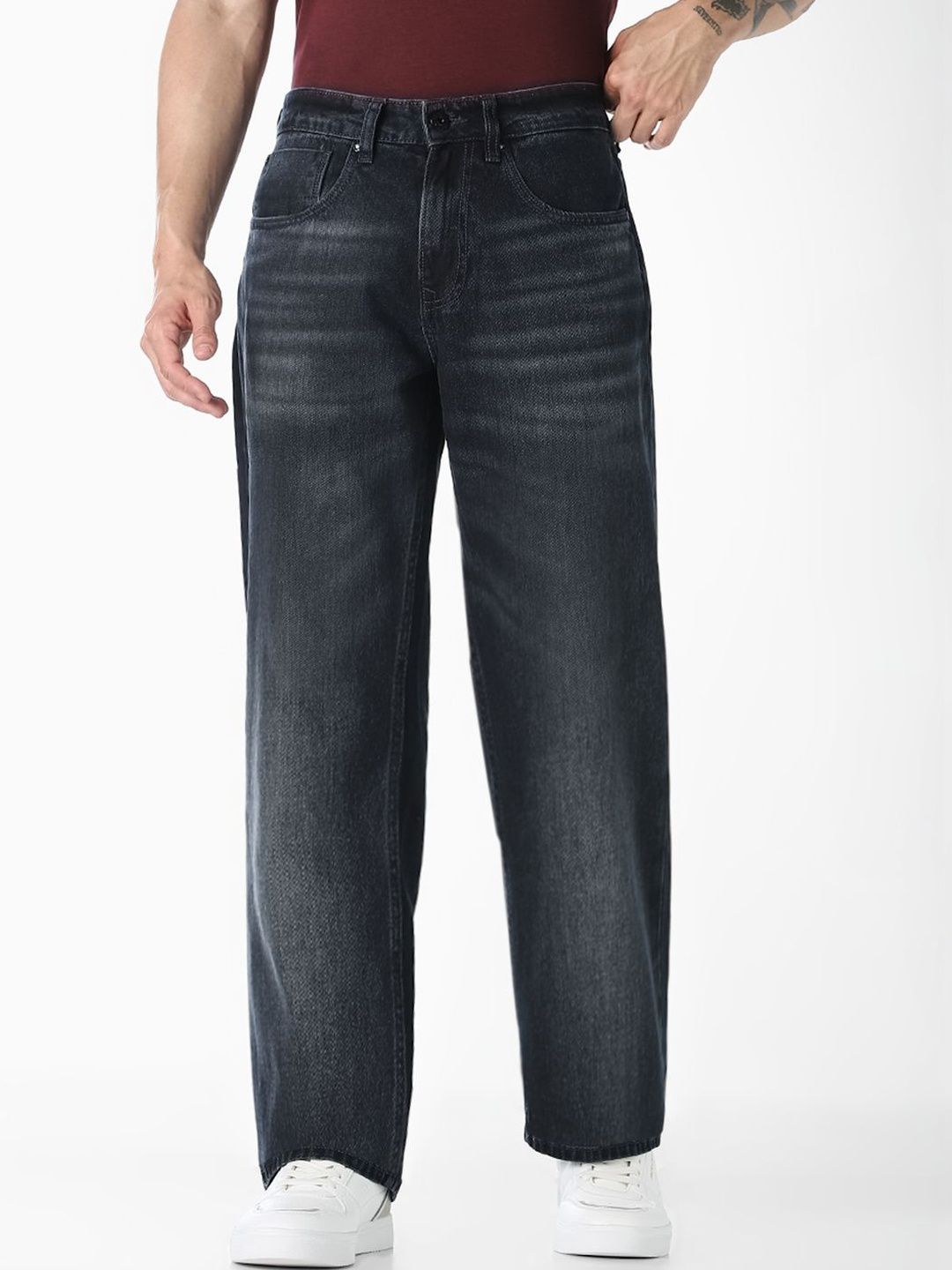 Bootcut Low-Rise Light Fade Jeans