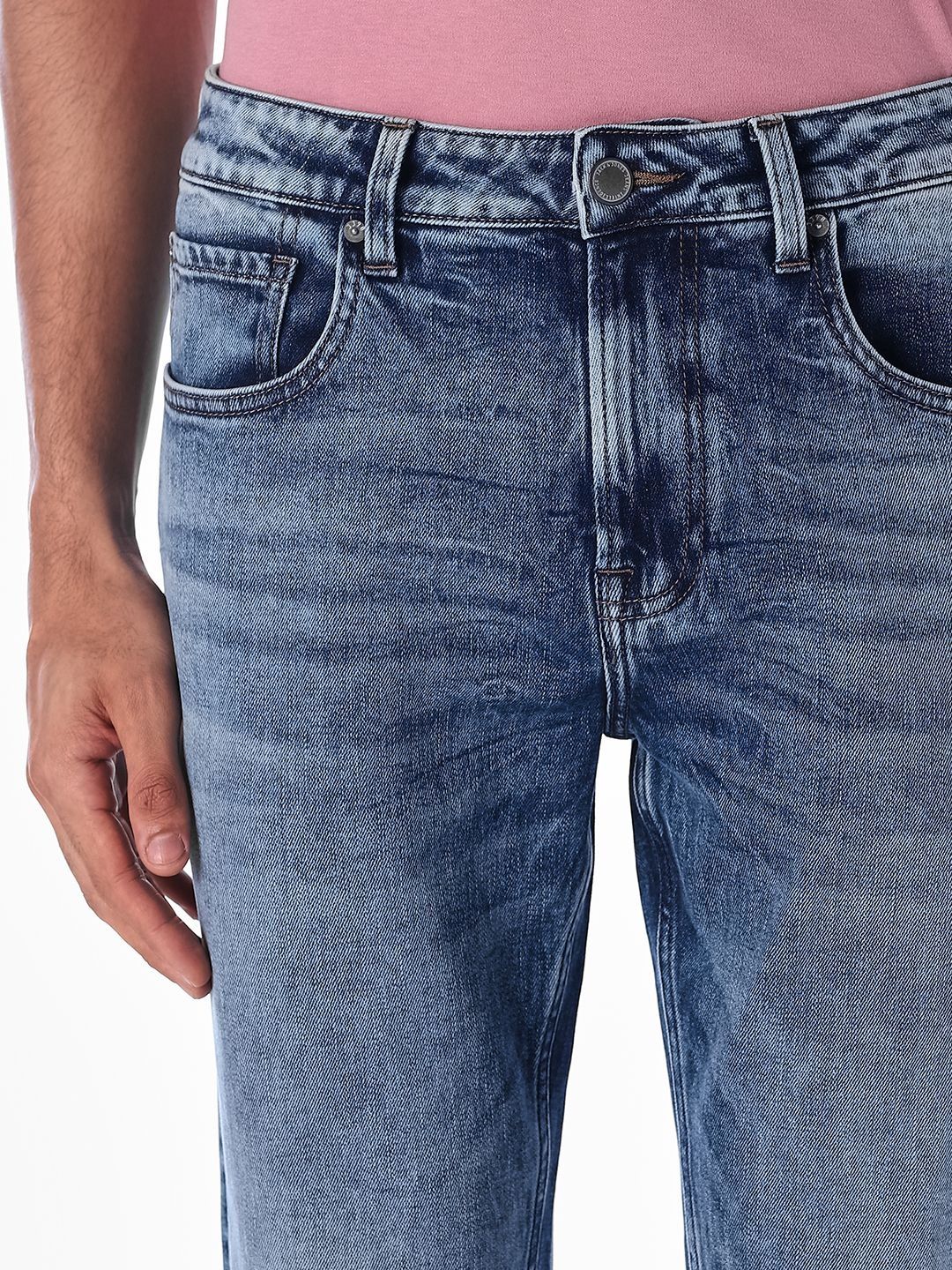 Bootcut High-Rise Light Fade Stretchable Jeans