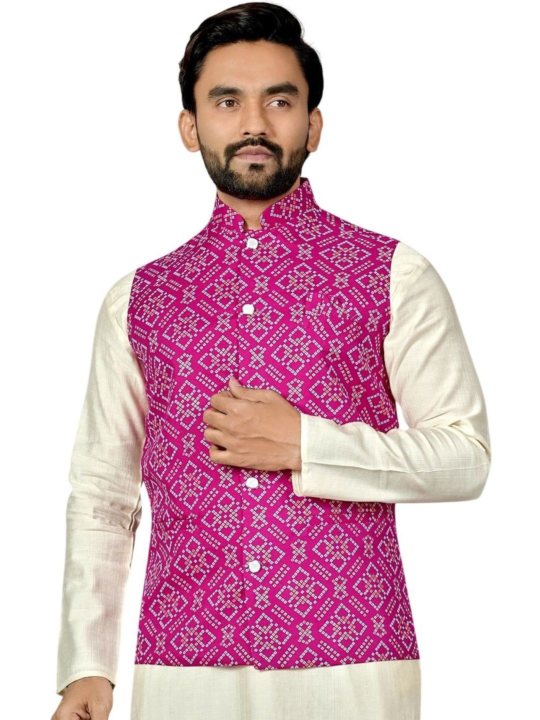 Leipzig Fashion Men Geometric Tailored Jacket