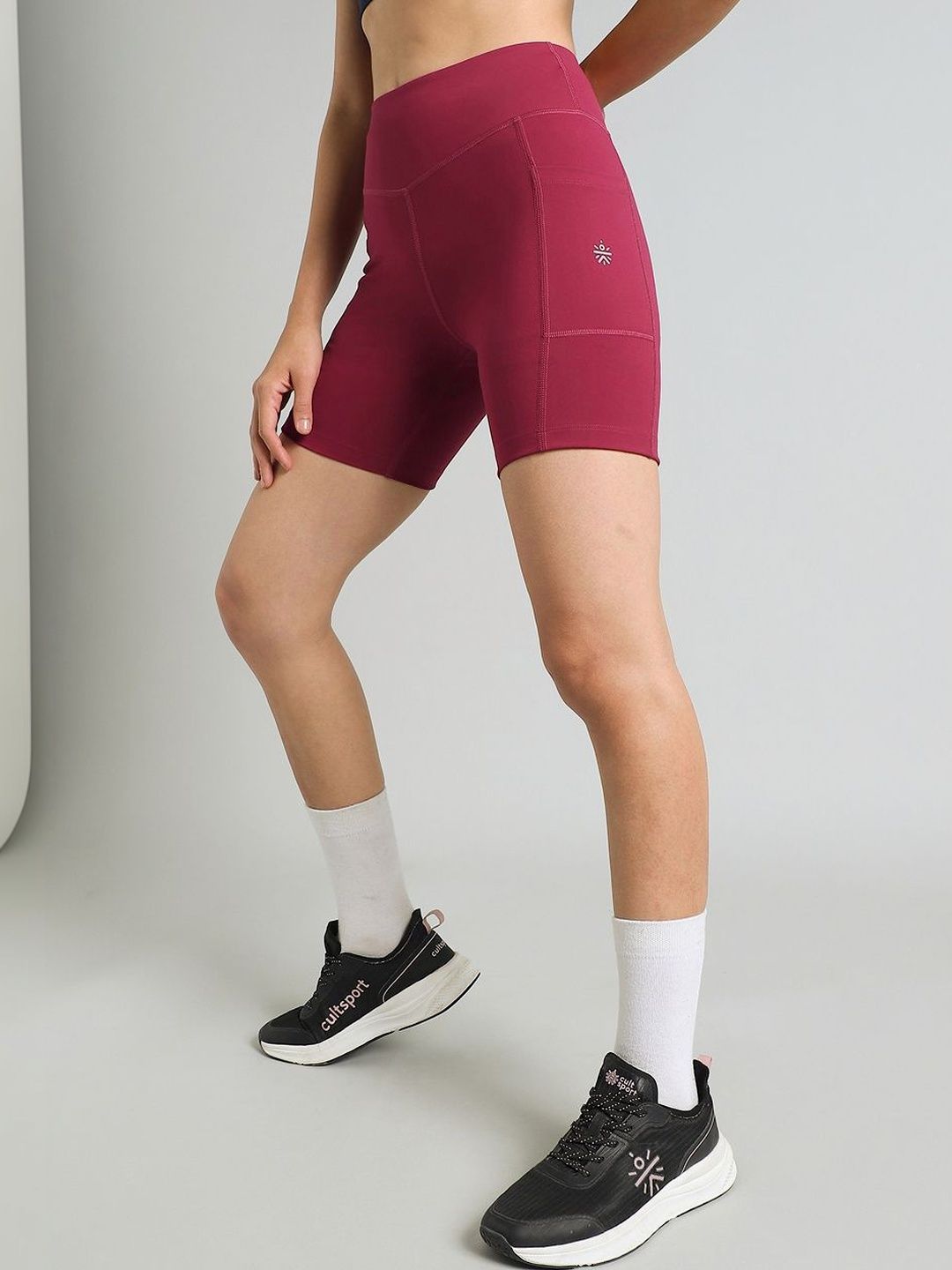 CULT Women Burgundy Comflex Cycling Shorts