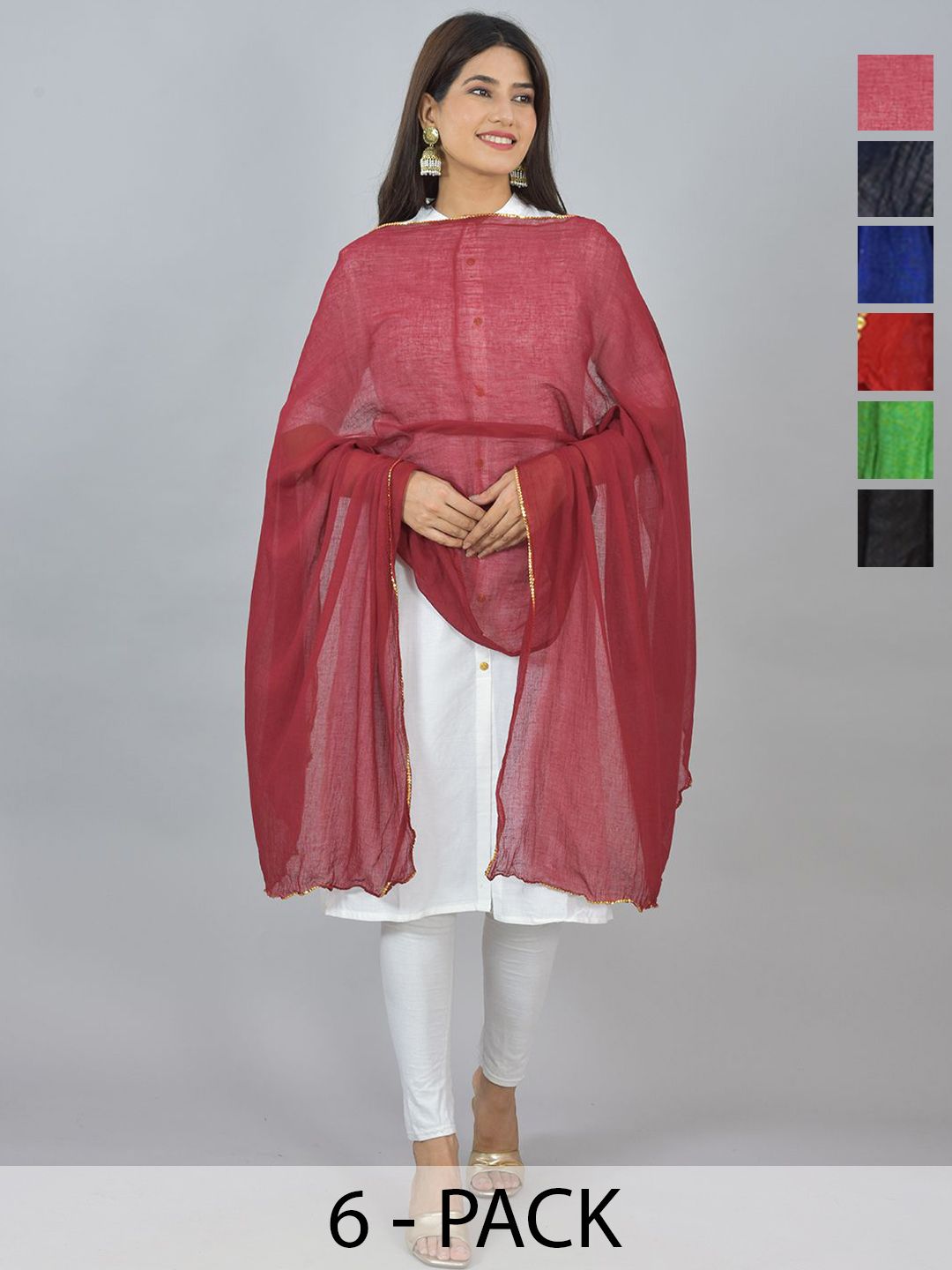 Kuhika Dupatta with Sequinned