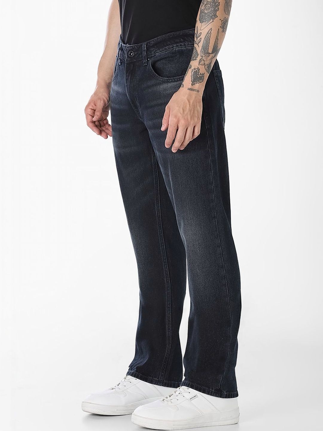 Regular Fit Low-Rise Light Fade Jeans