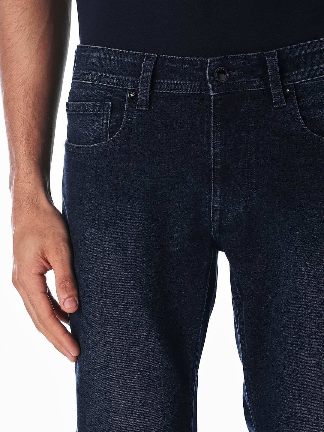 Slim Fit Mid-Rise Light Fade Stretchable Jeans