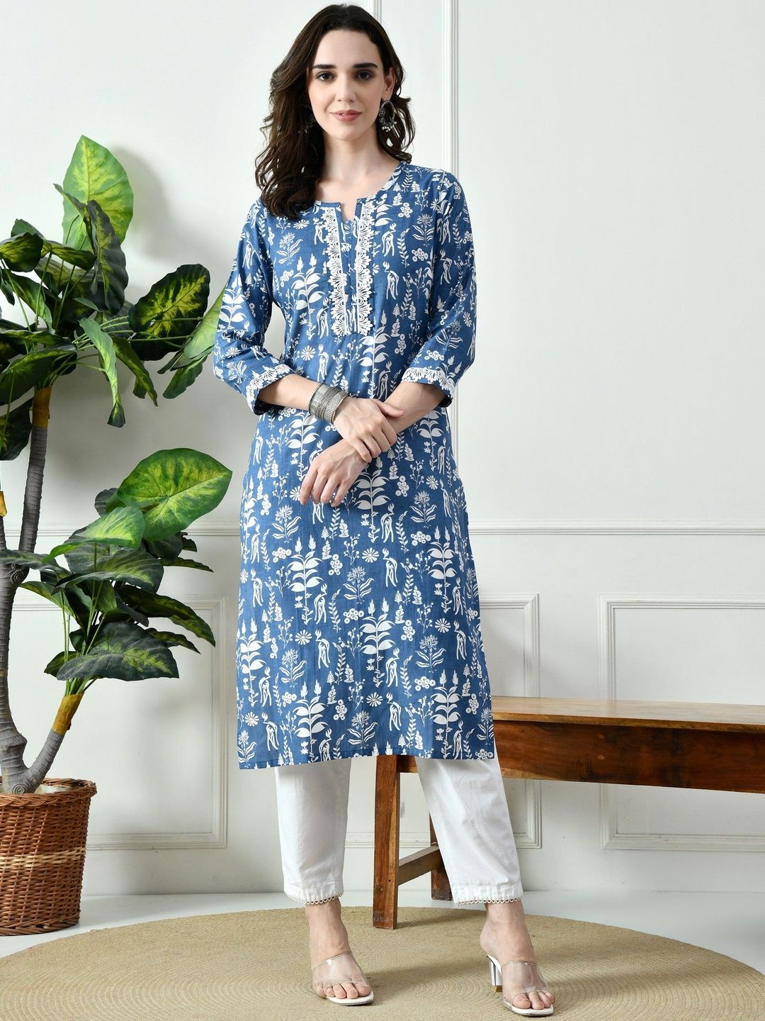 Moda Rapido Women Floral Printed Indie Prints Kurta