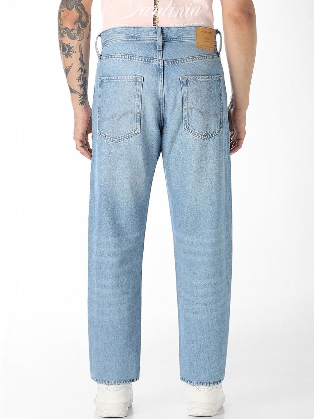 Straight Fit Low-Rise Light Fade Jeans