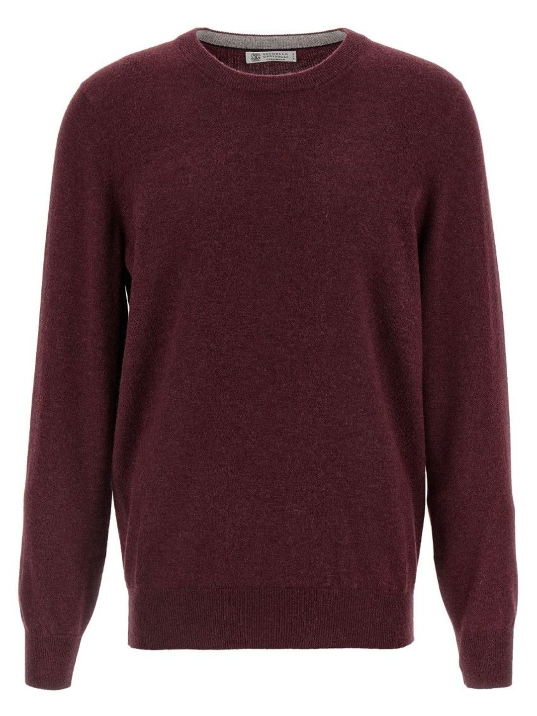 Brunello Cucinelli Maroon Wool Sweater
