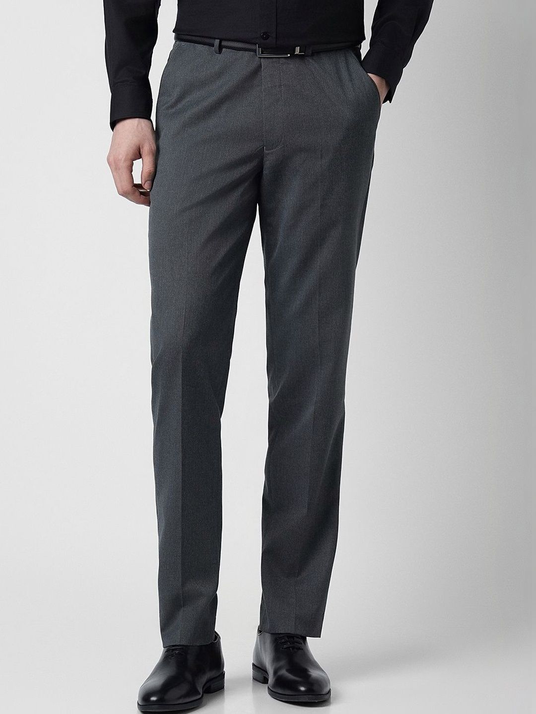 Peter England Men Slim Fit Trousers