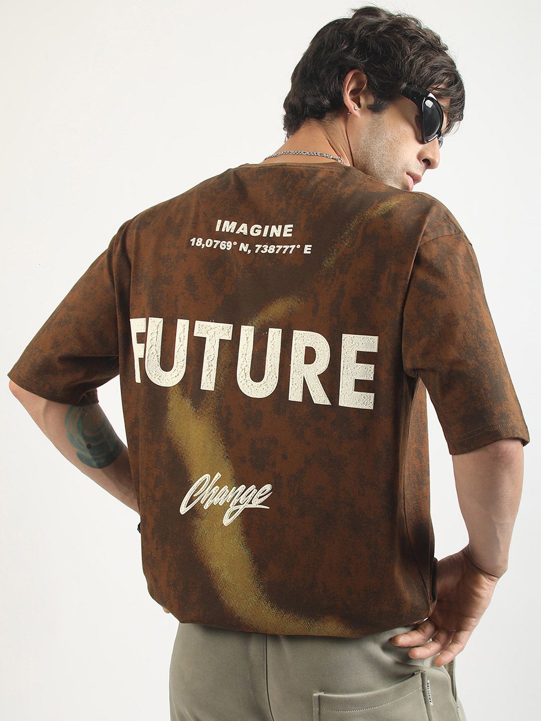 Maniac Men Printed T-shirt