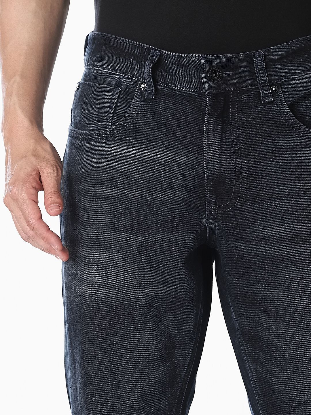 Regular Fit Low-Rise Light Fade Jeans