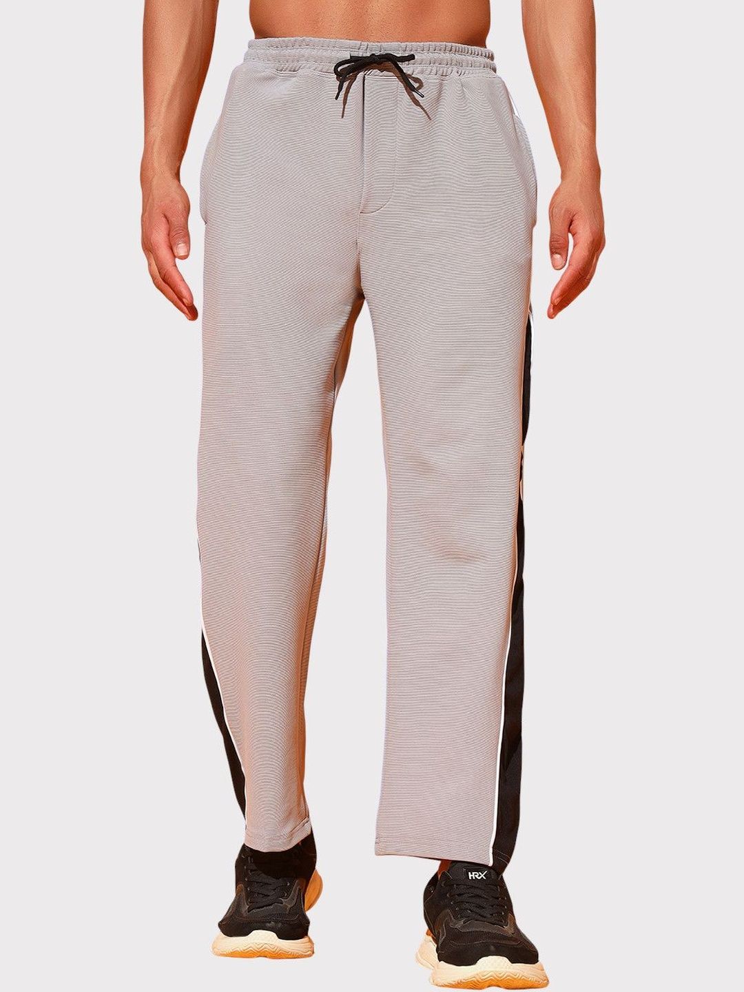 THE BEETEL HOUSE Men Regular Fit Textured Training Track Pants
