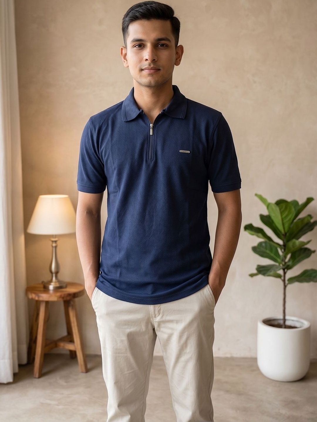 Force NXT Men Polo Collar T-shirt
