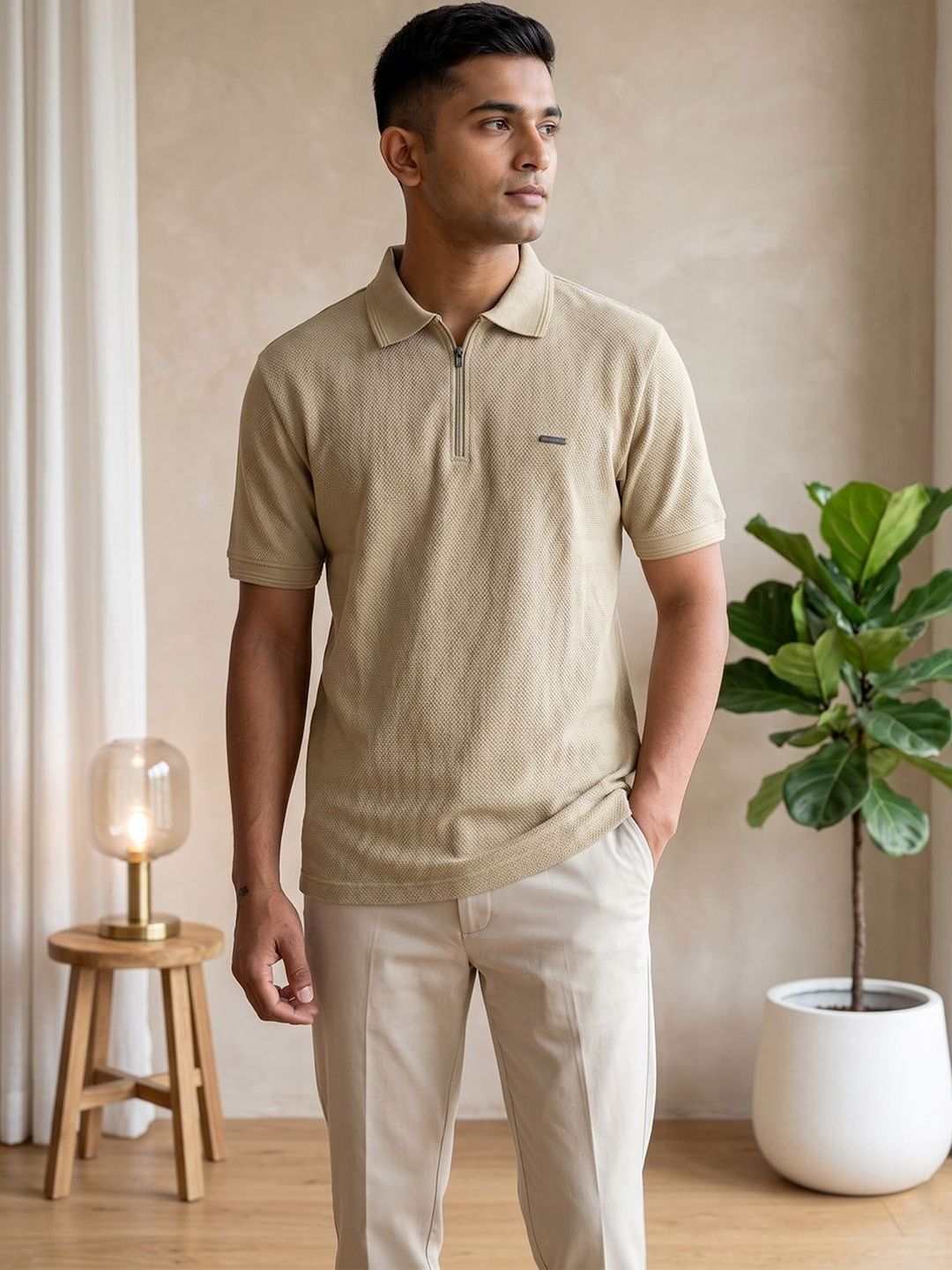 Force NXT Men Polo Collar Pockets T-shirt