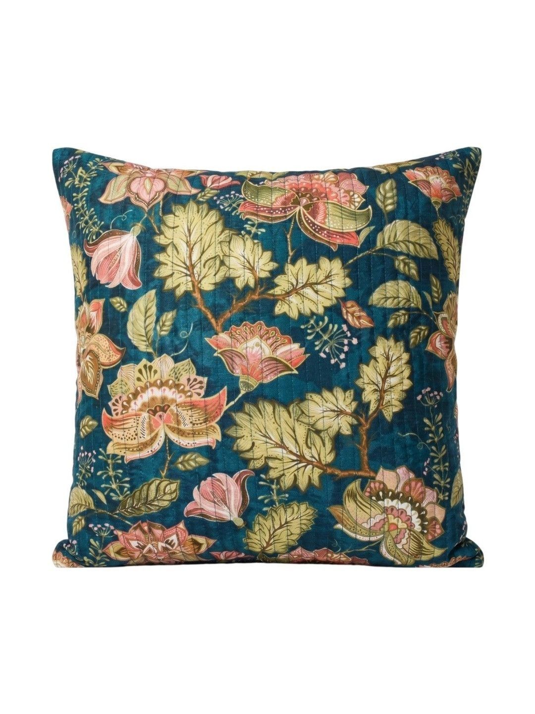 ZENSHA DECOR ZENSHA DECOR Green Floral Square Cushion Covers