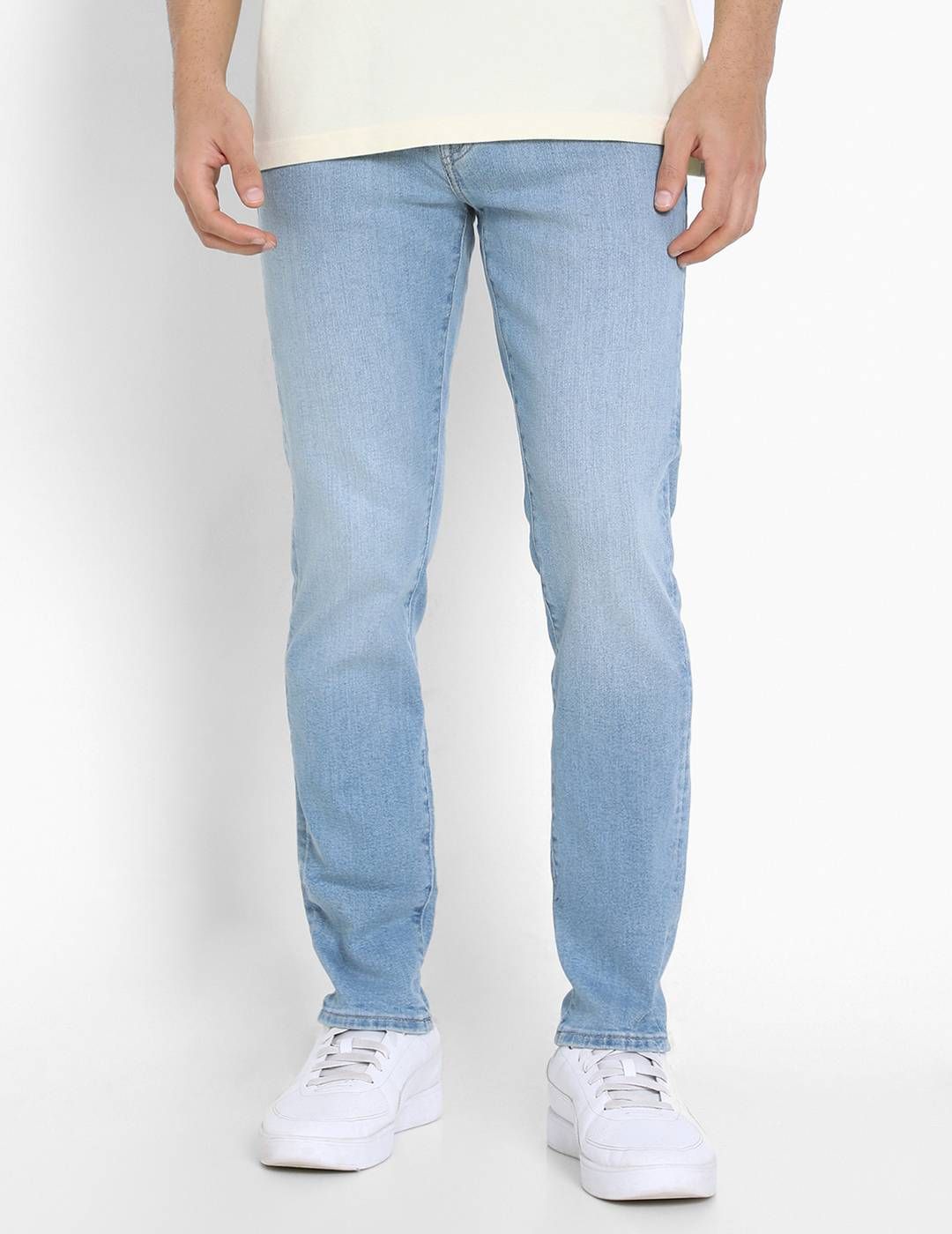 AMERICAN EAGLE OUTFITTERS American Eagle Men Blue AirFlex+ Athletic Skinny Jeans