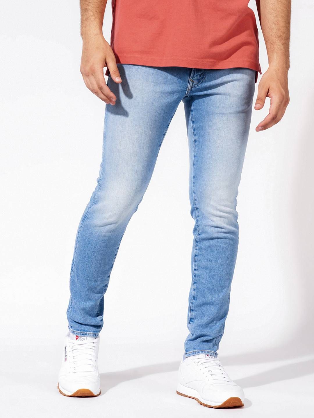 AMERICAN EAGLE OUTFITTERS Men Blue AirFlex+ Skinny Jeans