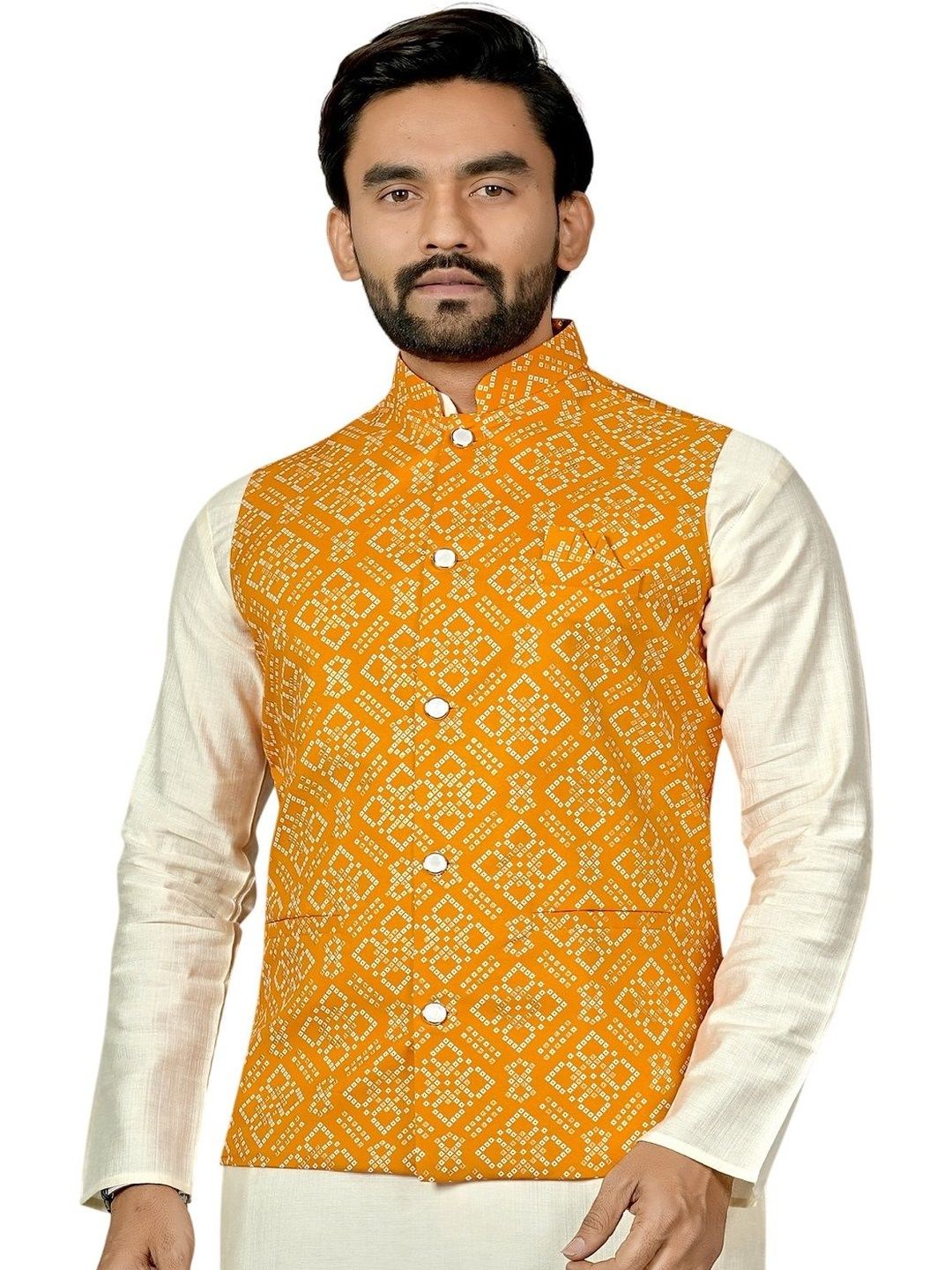 Leipzig Fashion Men Geometric Tailored Jacket