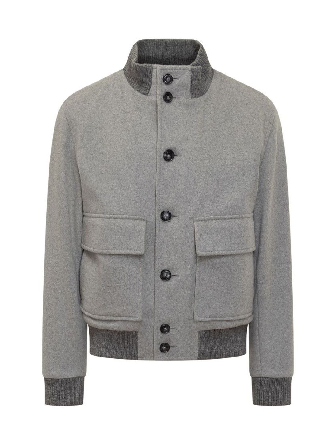 BOSS Men Grey Wool Jackets