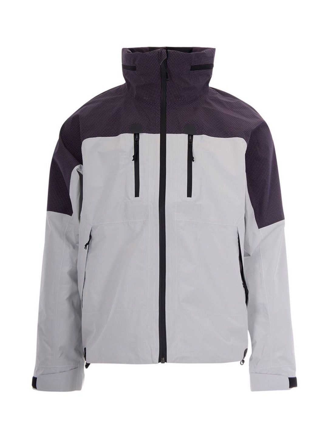 The North Face Grey Color Block Hood Jacket