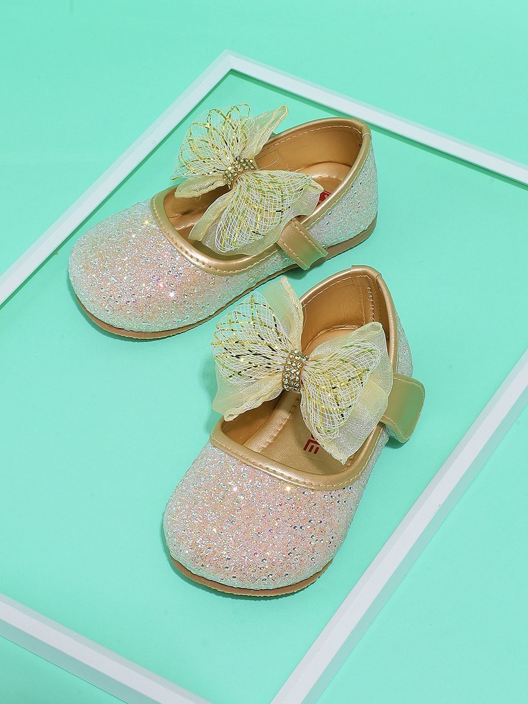 Minesole Minesole Girls Textured PU Casual Shoes
