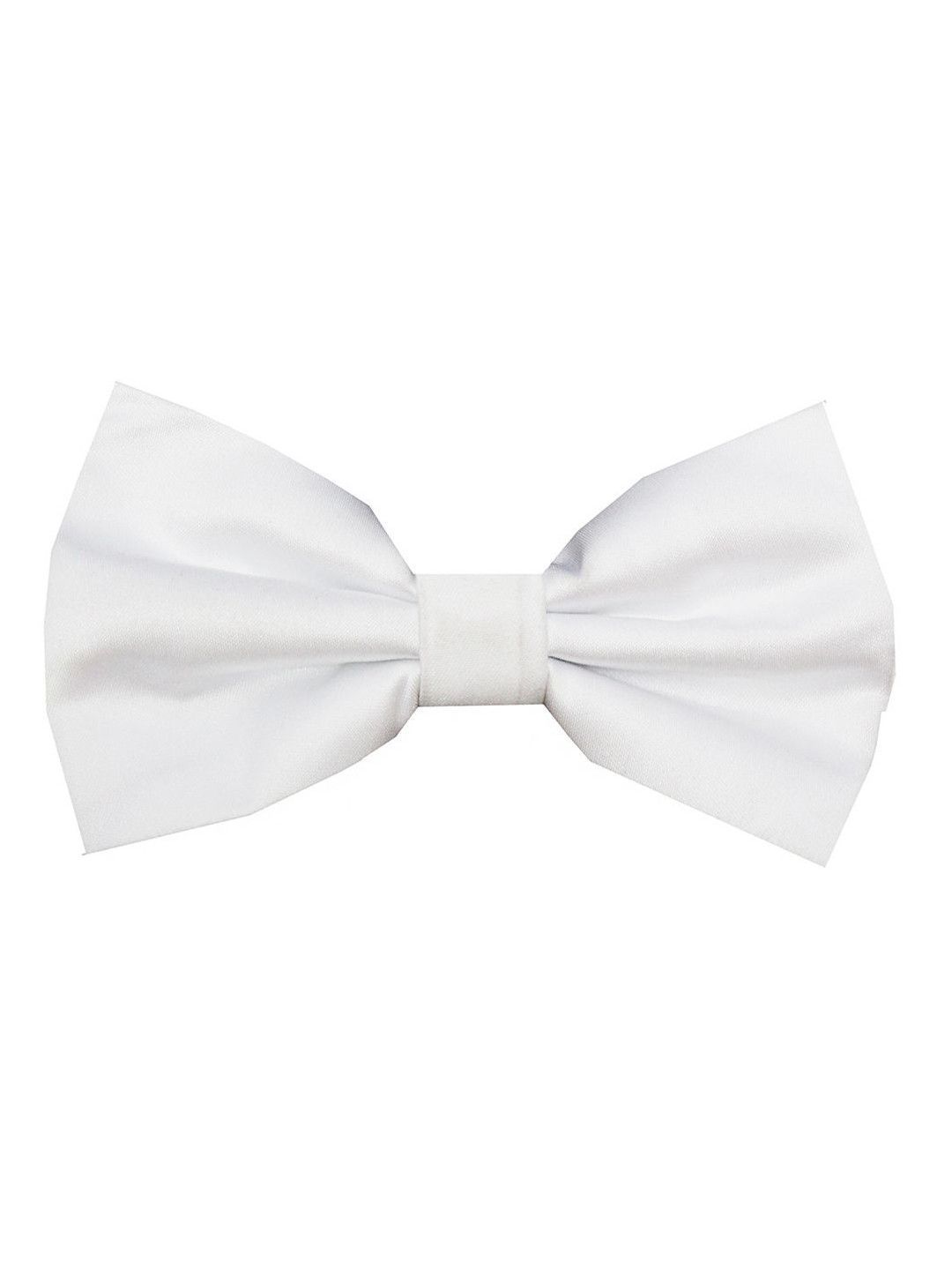Leonardi Men Solid Satin Bow Tie