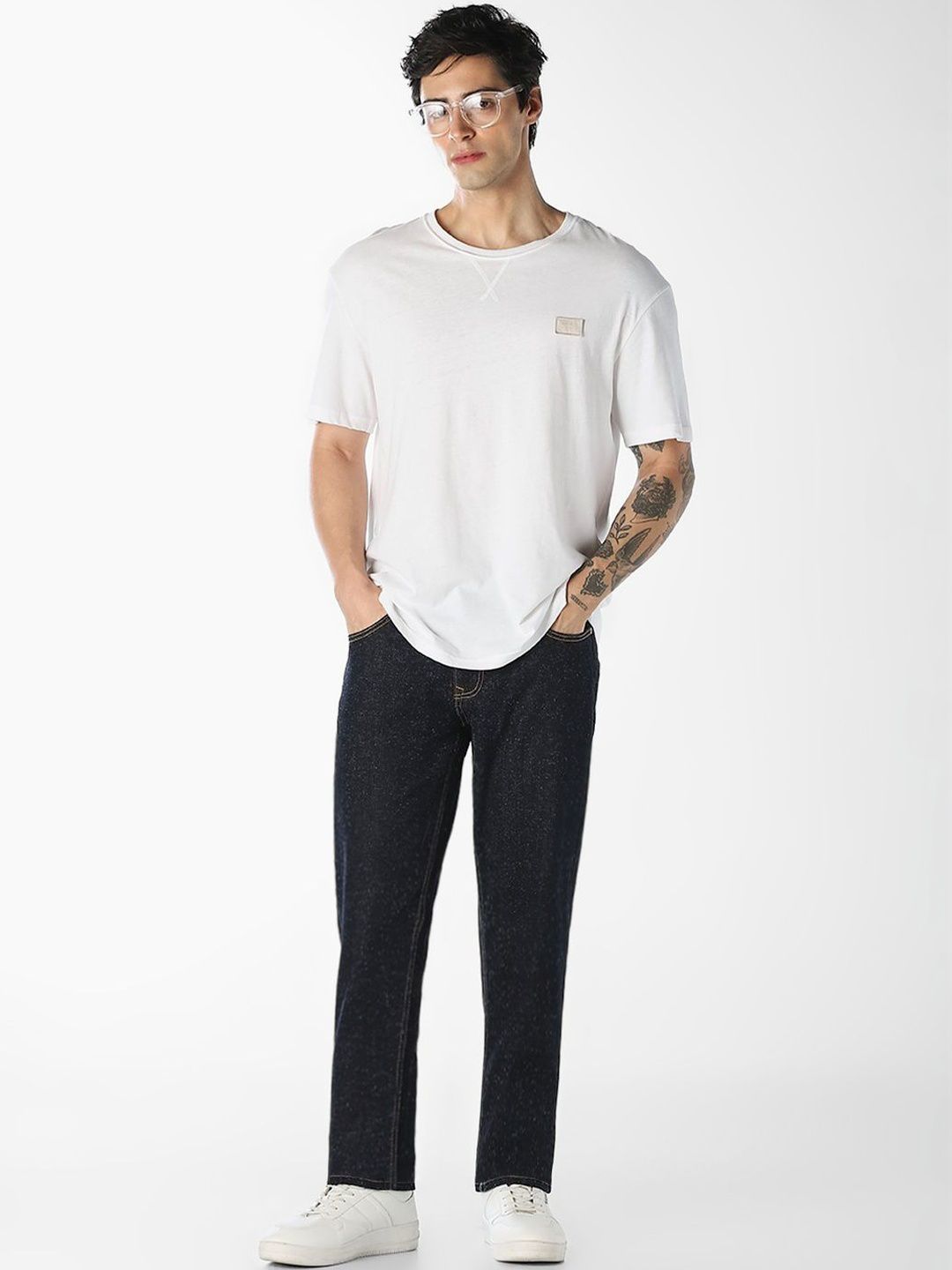 Regular Fit Low-Rise Stretchable Jeans