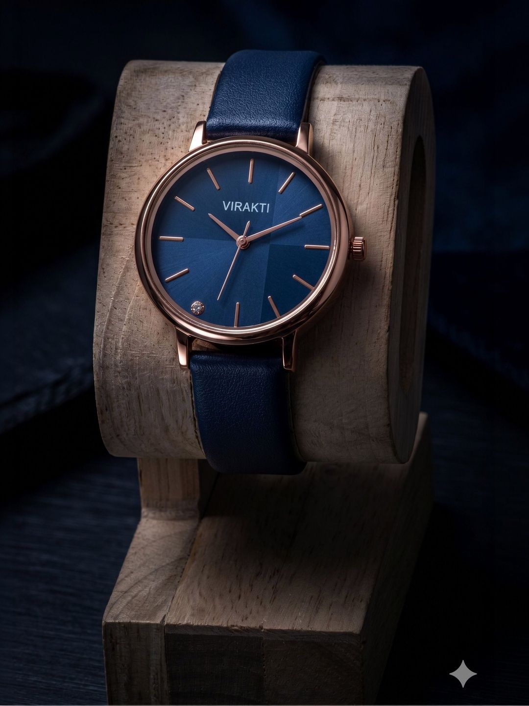 VIRAKTI VIRAKTI Women Dial & Leather Straps Analogue Watch SAT-05-BLUE VIR
