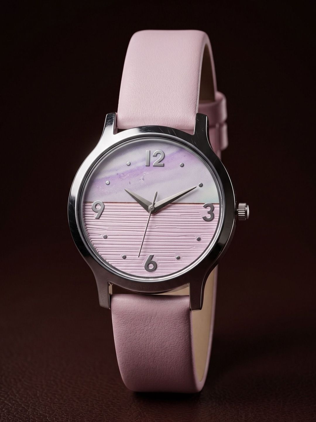 VIRAKTI Women Dial & Leather Straps Analogue Watch F-75-PINK VIR
