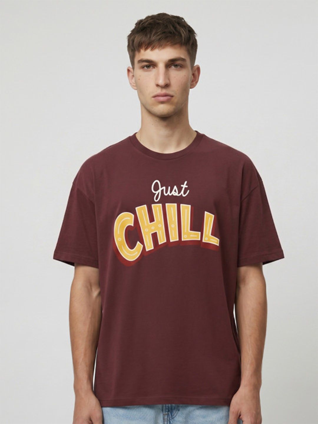 Hubberholme Men Typography Printed T-shirt