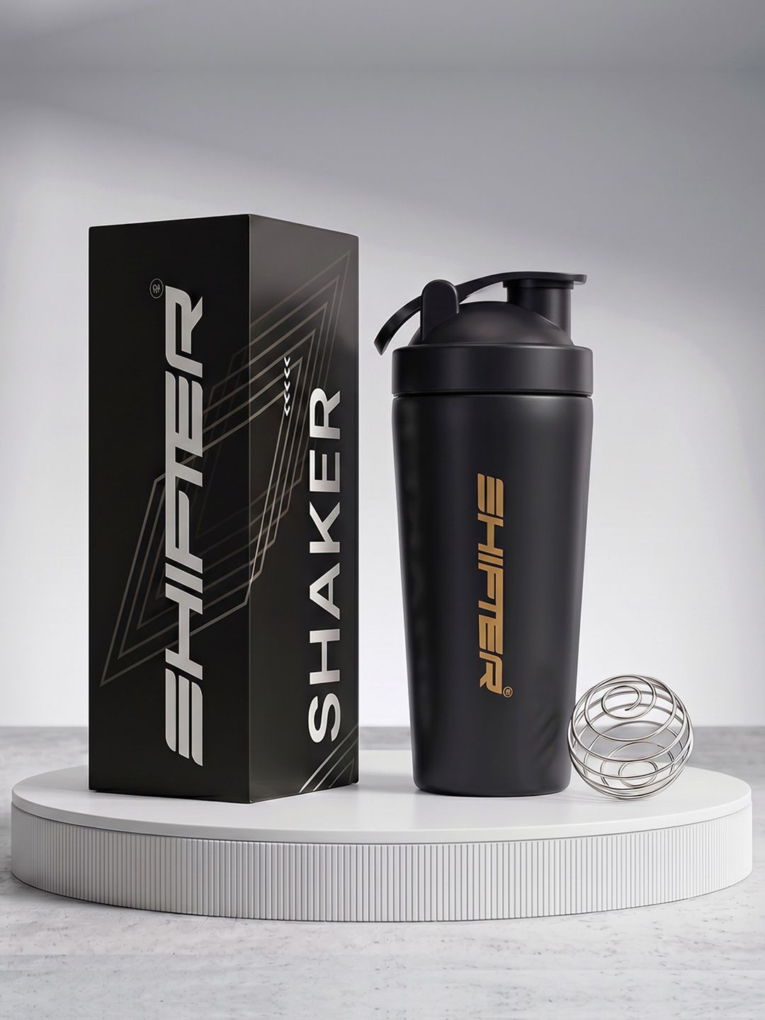 Buy SHIFTER Pink Brand Logo Stainless Steel Single Wall Vacuum