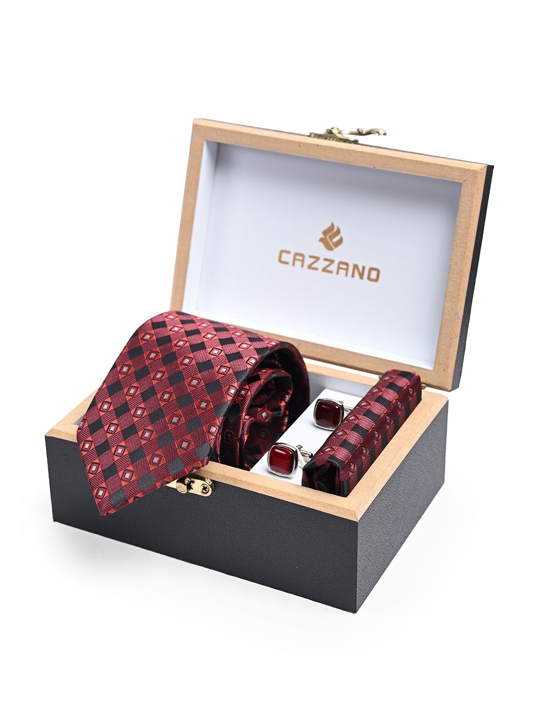 Cazzano Printed Ties and Cufflinks