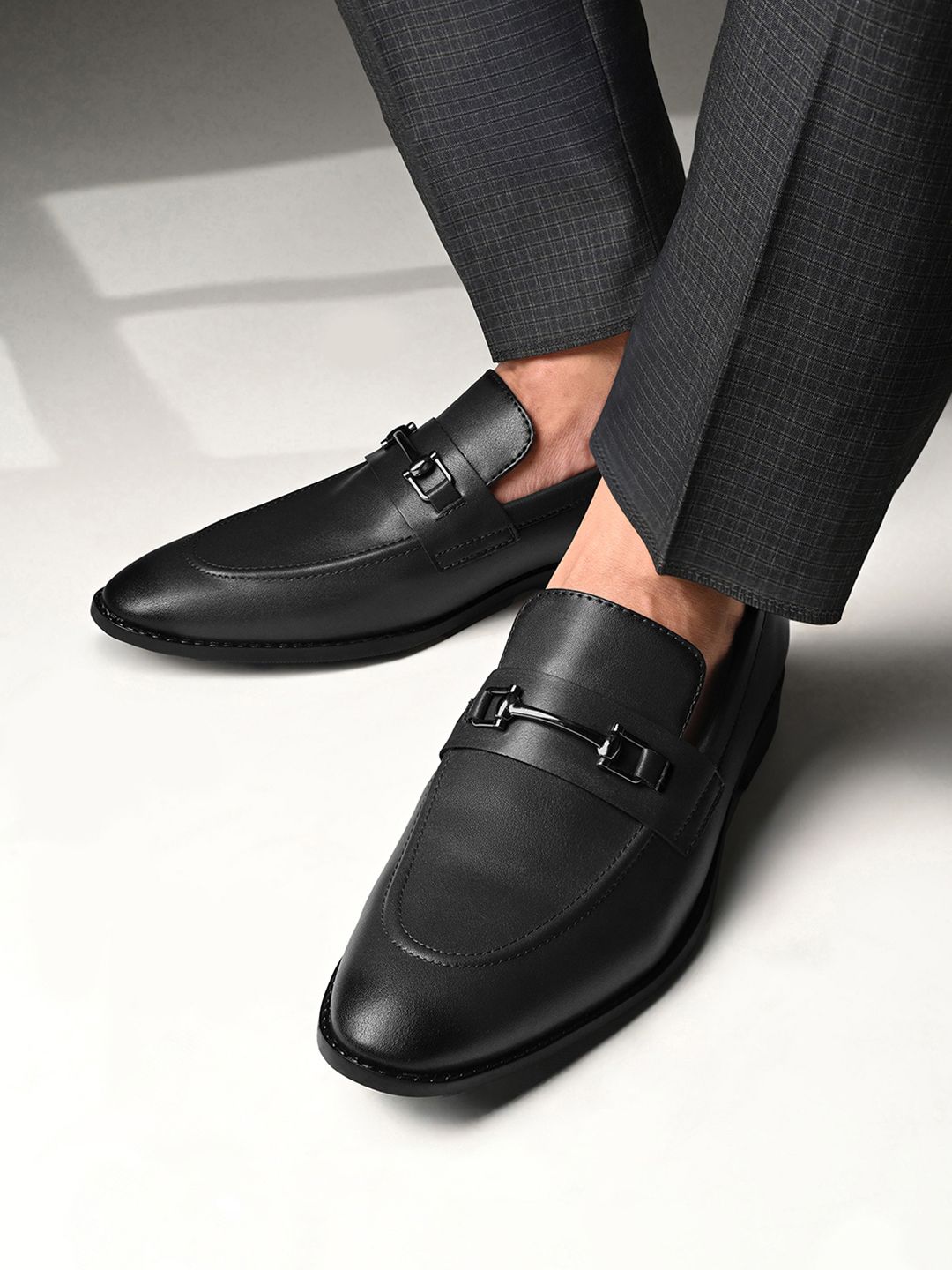 LOUIS STITCH Men Formal Slip On Moccasin Shoes