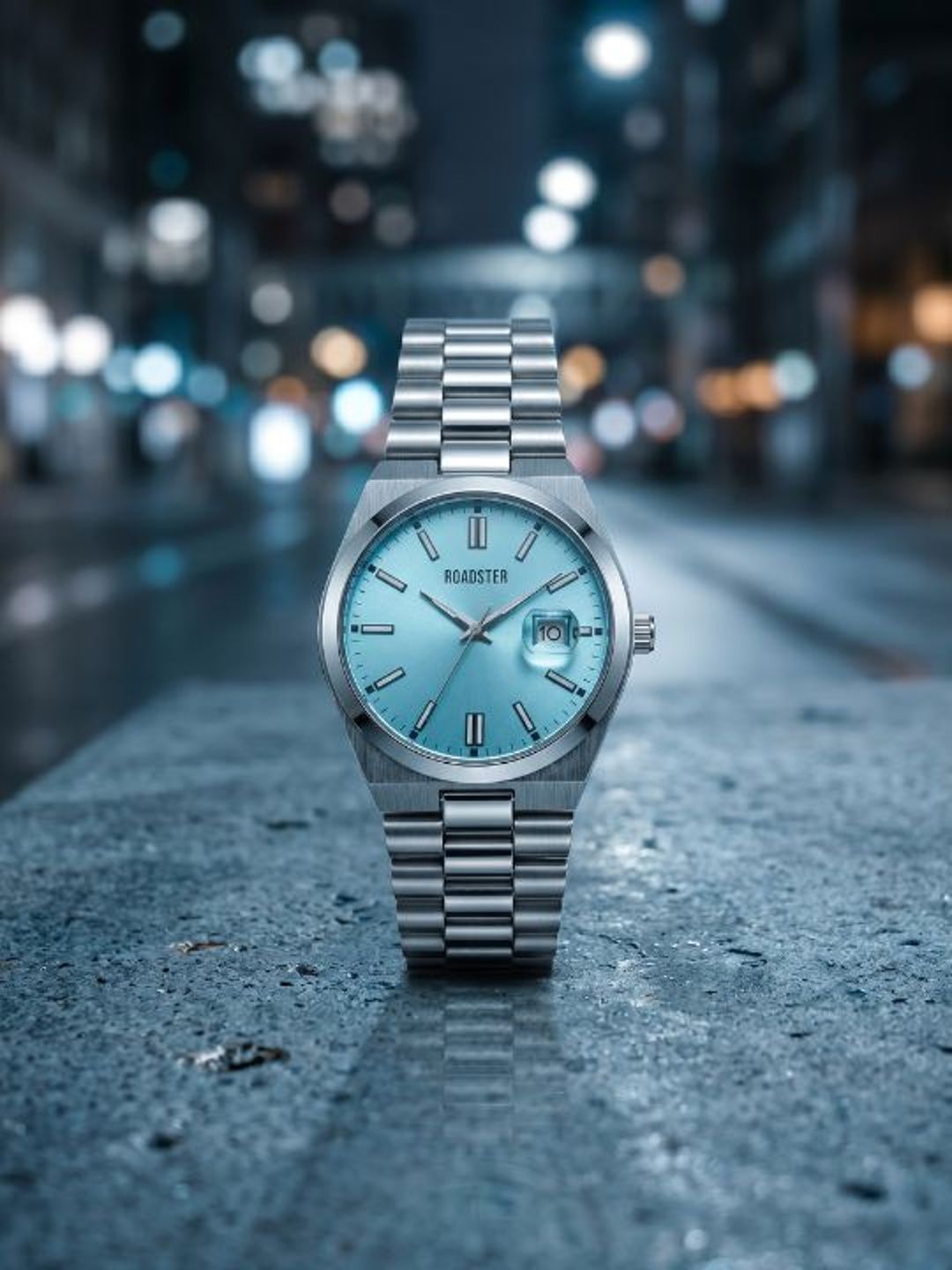 Roadster The Roadster Lifestyle Co. Men Stainless Steel Analogue Watches 2526-SC-RBLD-3