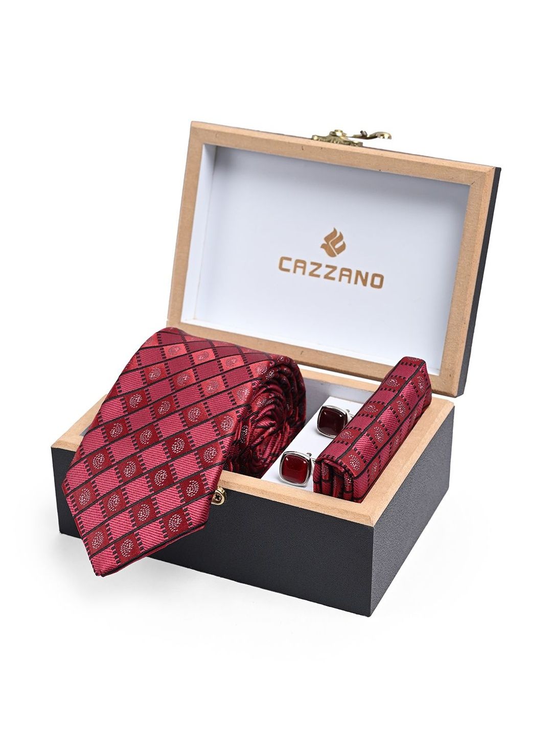 Cazzano Printed Ties and Cufflinks