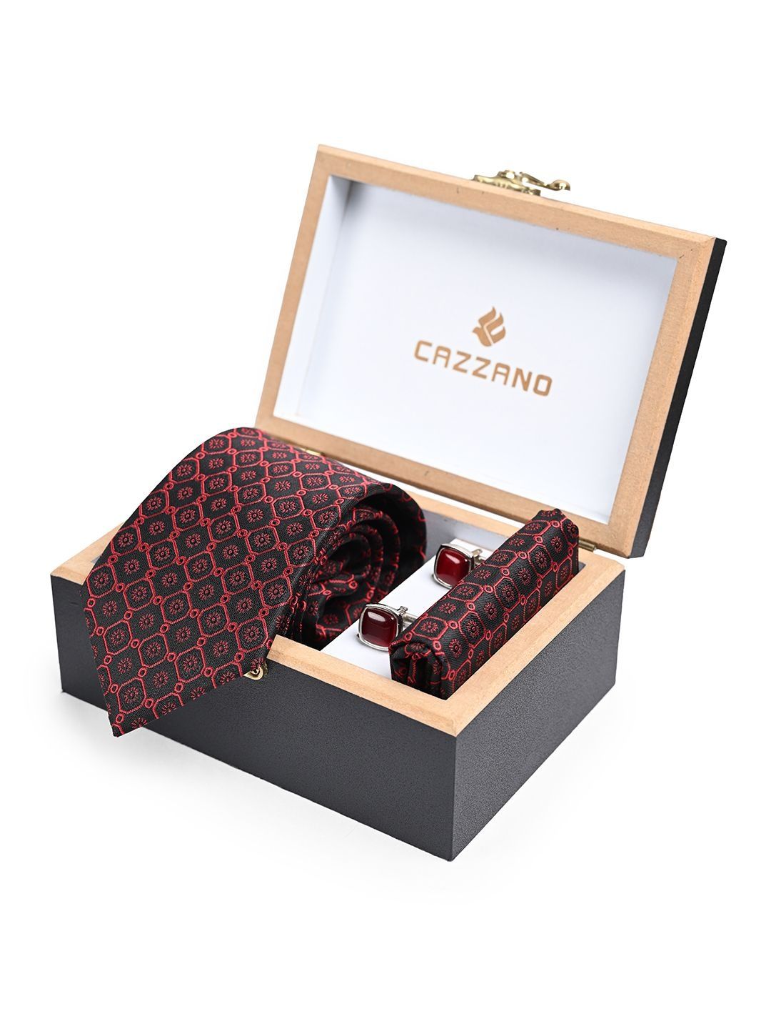 Cazzano Printed Ties and Cufflinks