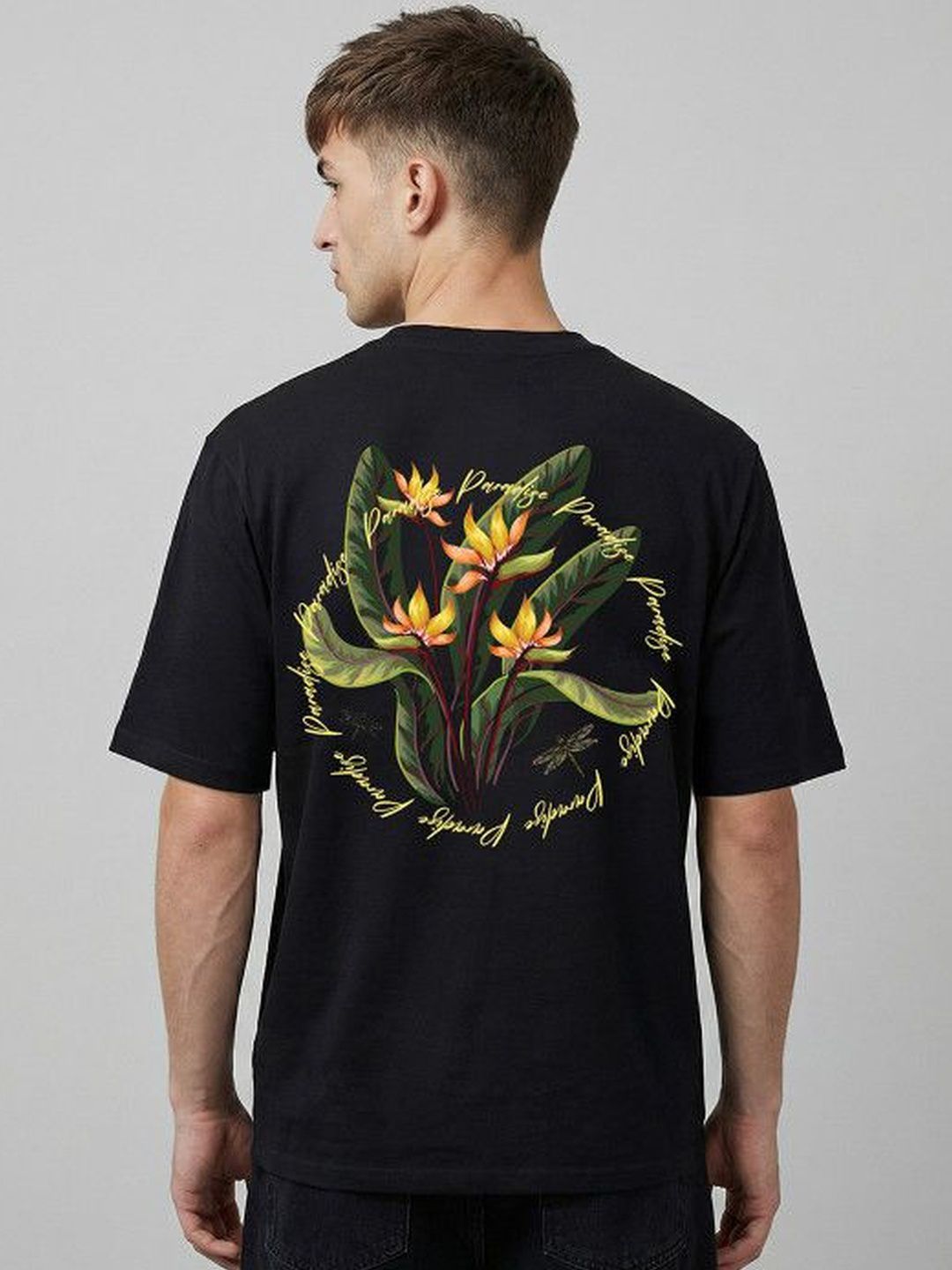 Hubberholme Men Floral Printed Tropical T-shirt