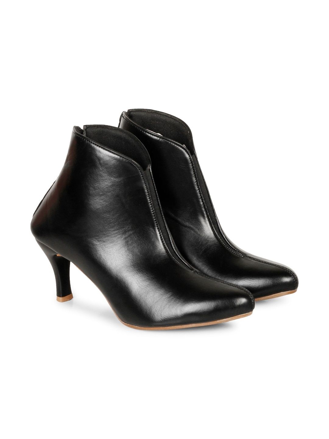 DressBerry DressBerry Women Pointed Toe Zip Cowboy Boots