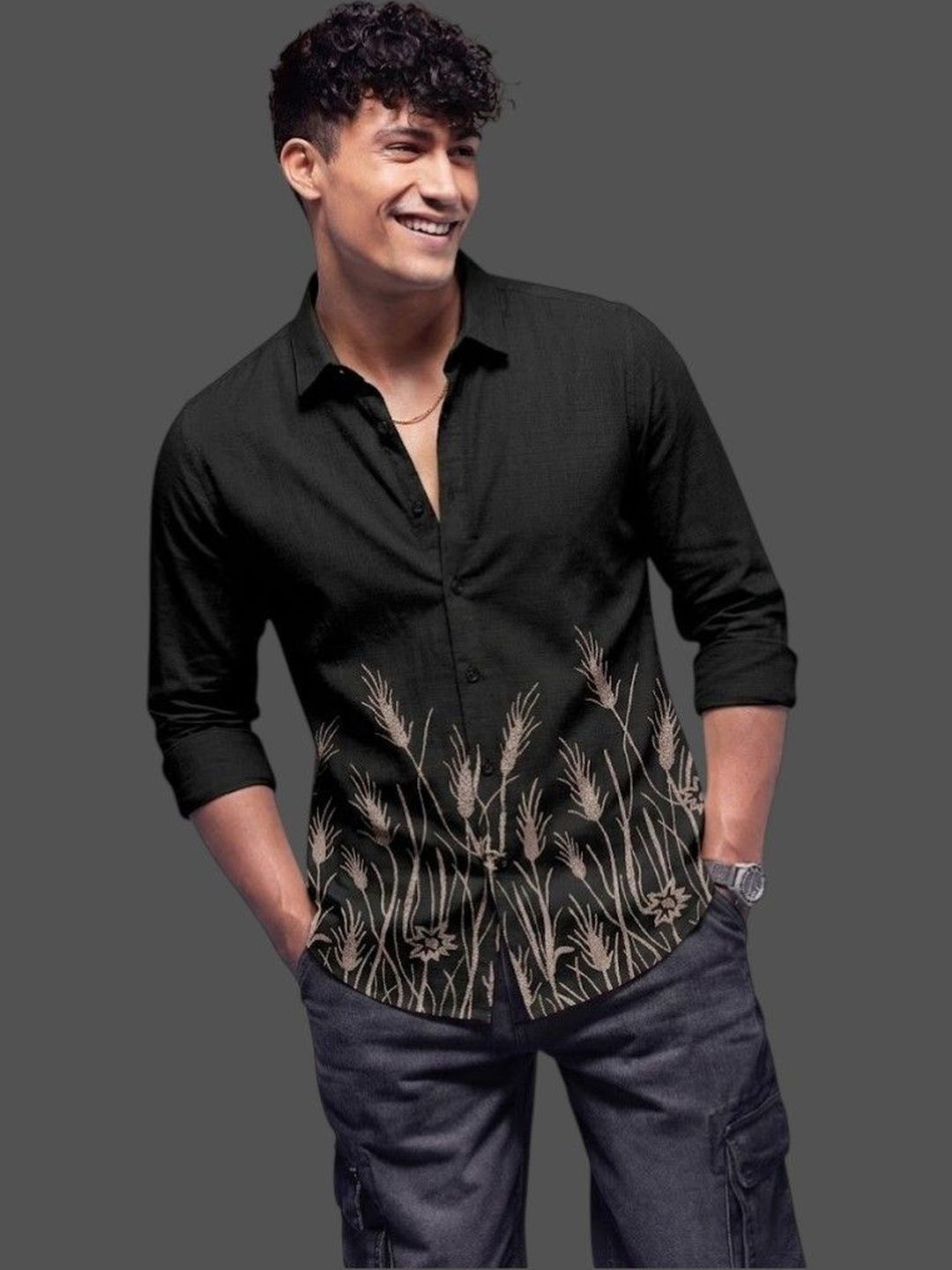 DWELLER COOPER Men Comfort Printed Casual Shirt